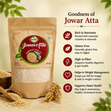 Jowar Flour / Sorghum Flour | Each Pack of 250g