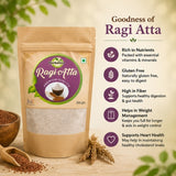 Ragi Flour/Finger Millet/Nachni Flour | Calcium rich atta | Each Pack of 250g