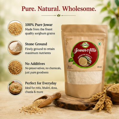 Jowar Flour / Sorghum Flour | Each Pack of 250g