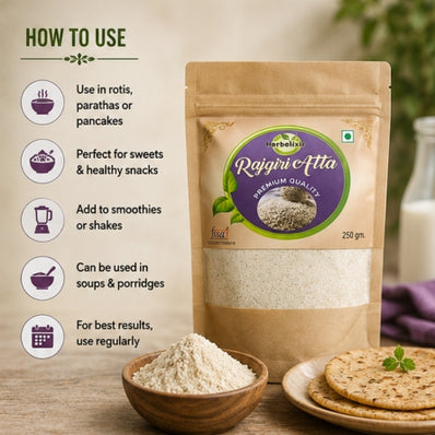 Amaranth Flour (rajgiri aata), Fast Friendly Atta , Naturally Gluten Free Atta | Each Pack of 250g