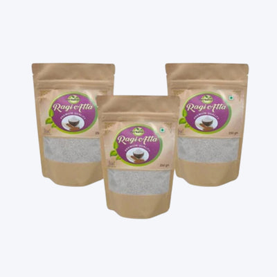 Ragi Flour/Finger Millet/Nachni Flour | Calcium rich atta | Each Pack of 250g