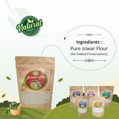Jowar Flour / Sorghum Flour | Each Pack of 250g