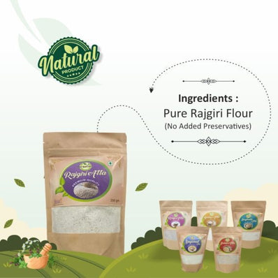 Amaranth Flour (rajgiri aata), Fast Friendly Atta , Naturally Gluten Free Atta | Each Pack of 250g